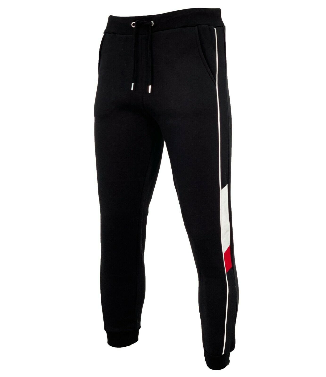 New Mens Pullover Premium Tracksuit Hoodie Jogging Bottoms Piping Sweater Jogger