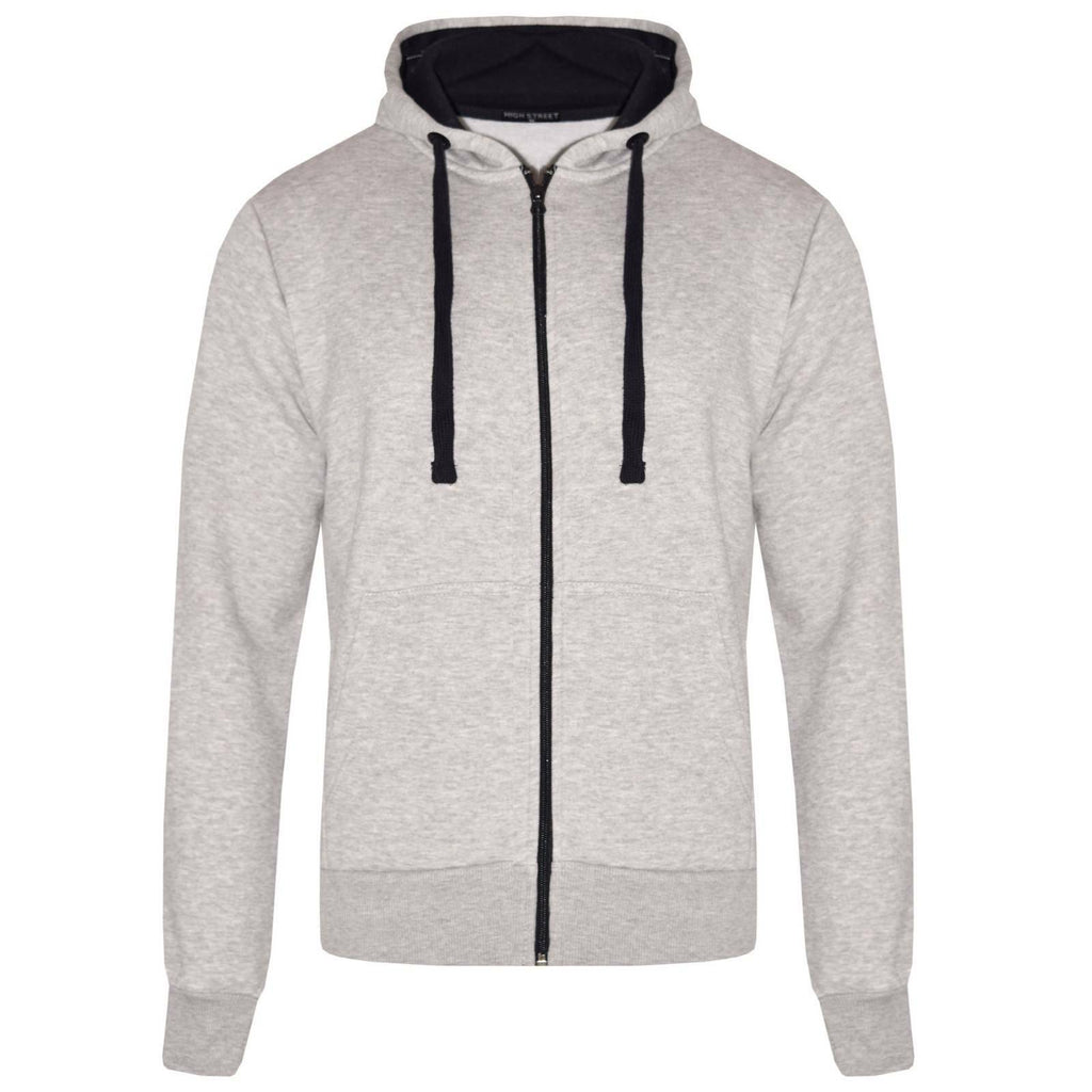 Ladies Womens Plain Zip Up Coloured Fleece Sweatshirt Hoodie Jacket Hooded Top