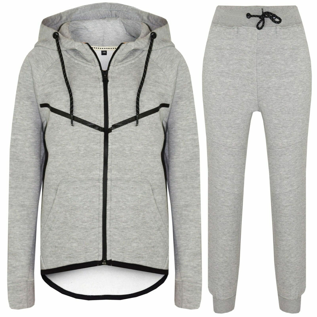 6 Pcs Boys Skinny Slim Fit Kids Fashion Tracksuit Junior Fleece Jogging Bottom Hoodie