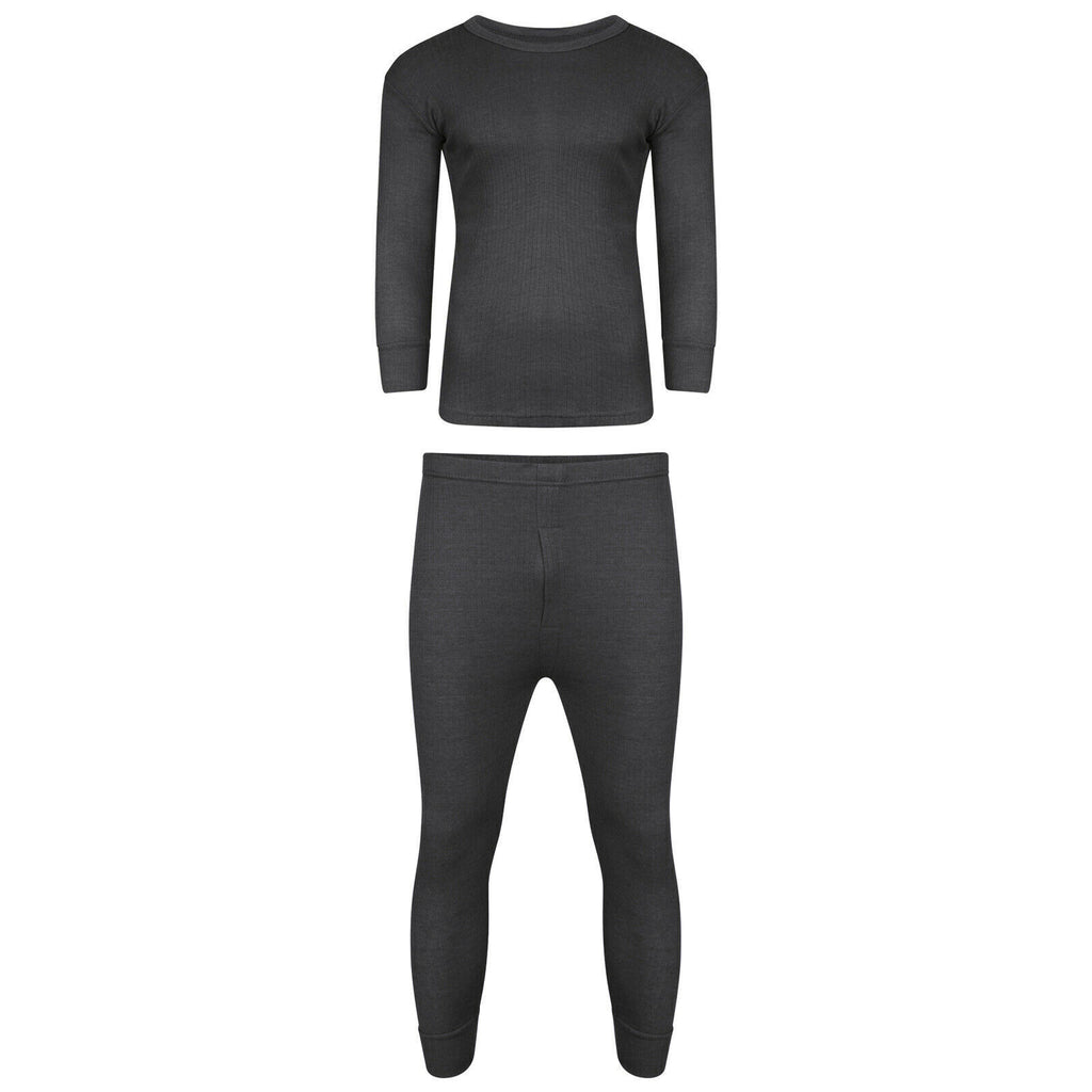 BOYS GIRLS THERMAL ULTRA COMFORT WARM LONG JOHN BOTTOMS AND LONG SLEEVE TOPS SET