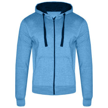 Ladies Womens Plain Zip Up Coloured Fleece Sweatshirt Hoodie Jacket Hooded Top