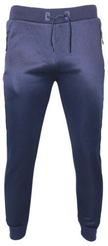 Mens Designer Polyester Brushed Tracksuit Hooded Sweat Joggers Bottoms Panel