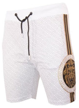 Mens Cotton T Shirt + Polyester Shorts Set LION Stripe PRINT Tracksuit Summer