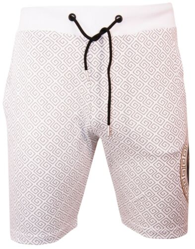 Mens Cotton T Shirt + Polyester Shorts Set LION Stripe PRINT Tracksuit Summer