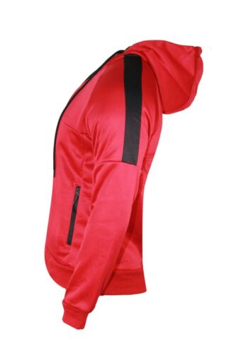 Mens Designer Polyester Brushed Tracksuit Hooded Sweat Joggers Bottoms Panel