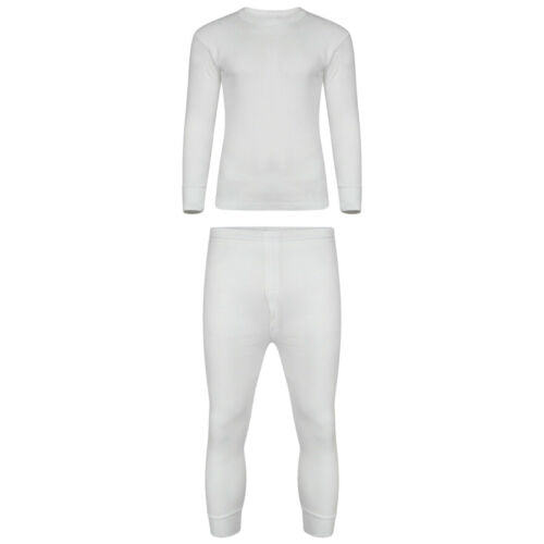 Pack of 12 BOYS GIRLS THERMAL ULTRA COMFORT WARM LONG JOHN BOTTOMS AND LONG SLEEVE TOPS SET