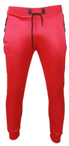 Red jogging sale bottoms mens